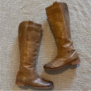Frye Tan Leather Riding Boots